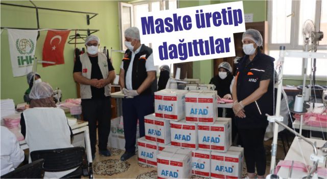 İHH, Urfa’da 80 Bin maske dağıttı