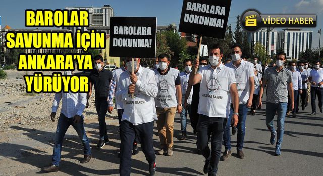 Urfa Baro Başkanı, Ankara’ya yürümeye başladı