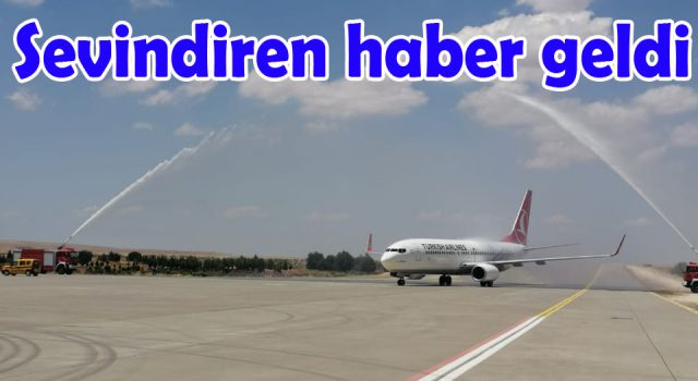 Urfa için uçuşlar başladı