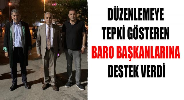 Aydınlık'tan baro başkanlarına destek geldi