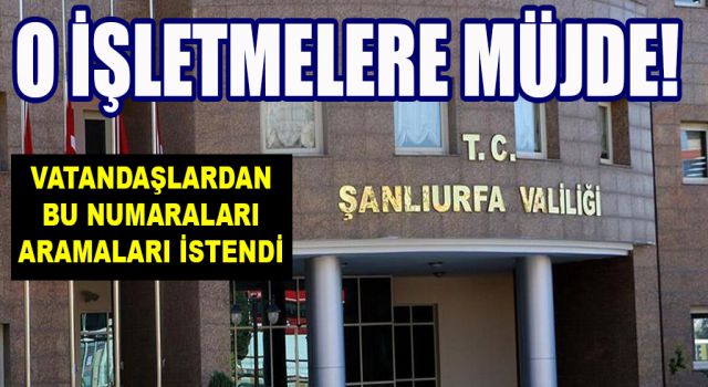 Urfa’da o işletmelerle ilgili flaş kararlar alındı