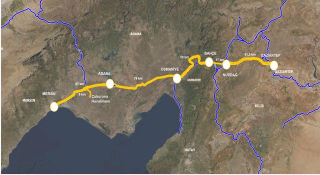 Hızlı Tren Antep'e kadar geliyor