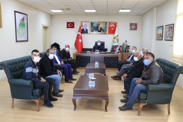 Ekinci, makamında sorun ve talepleri dinledi