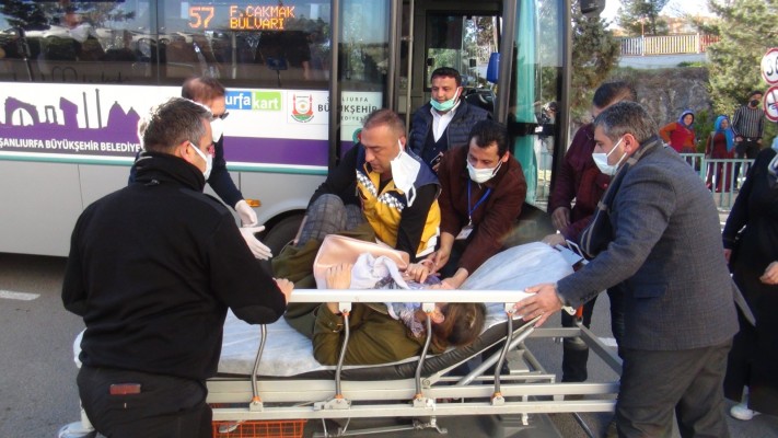 Otobüs şoförü yolcunun hayatını kurtardı