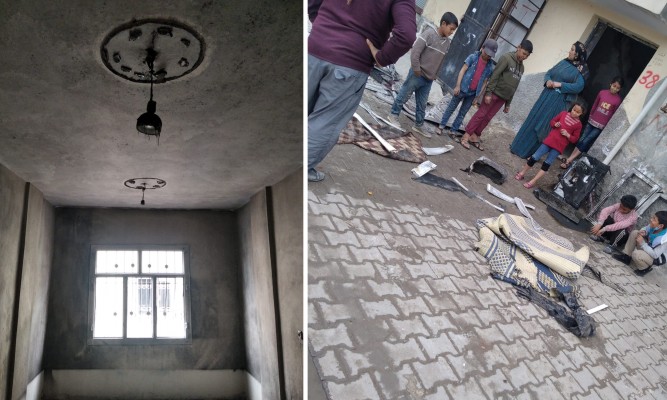Akçakale’de korkutan yangın