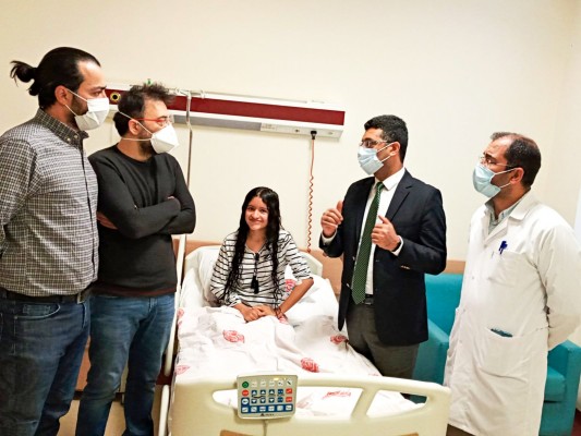 Harran Üniversitesi’nde AVM ameliyatı yapıldı