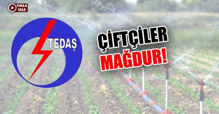 Mağdur olan çiftçi TEDAŞ'tan çözüm bekliyor
