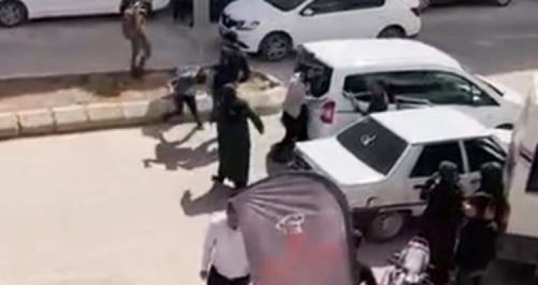 Akçakale'de vatandaşa şiddet kameralara yansıdı