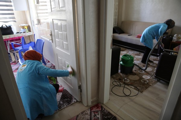 Ramazan ayında 438 aileye temizlik hizmeti
