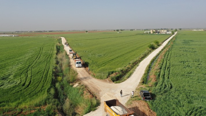 Büyükşehir, Haliliye kırsalında çalışmalarını sürdürüyor