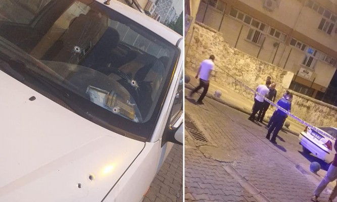 Eyyübiye'de otomobile silahlı saldırı