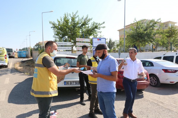 Haliliye’de öğrenciler, YKS gününde de unutulmadı
