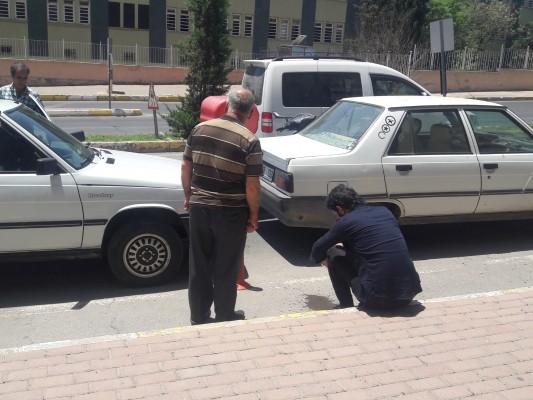 Şanlıurfa'da otomobil ile motosiklet kazası