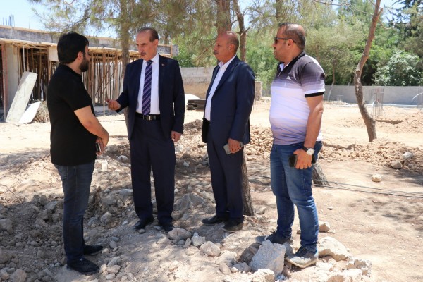 Yalçınkaya, okulun inşaat çalışmalarını denetledi