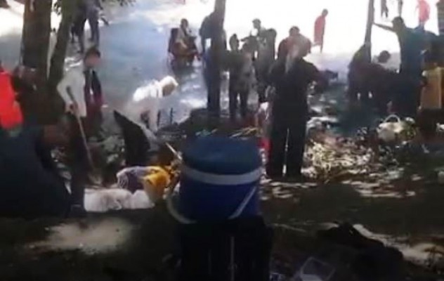 Bozava mesire alanları çöp içinde