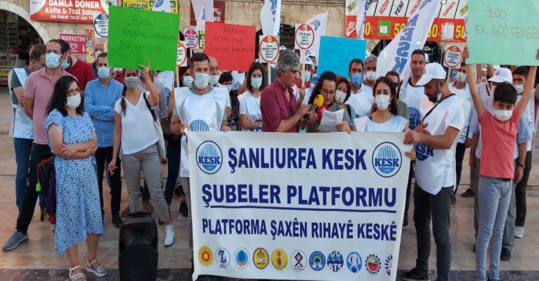 KESK, Şanlıurfa'da taleplerini açıkladı