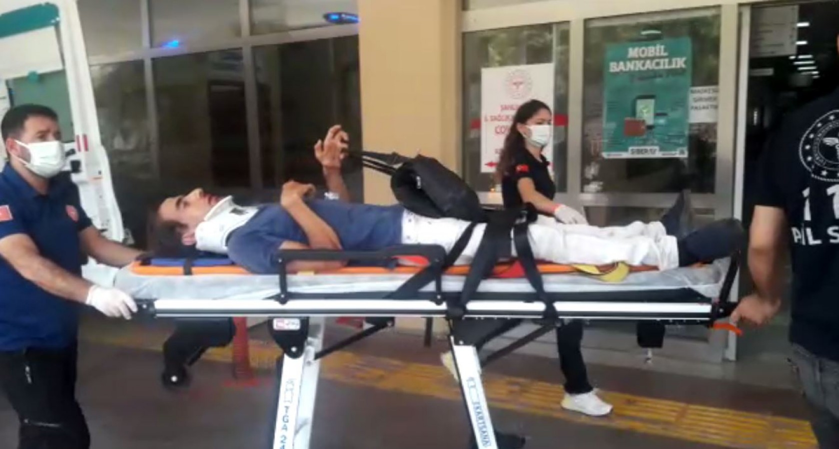 Engelli sürücü motosikleti devirdi: 1 yaralı