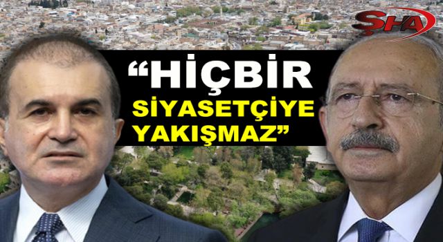 Çelik'ten Kılıçdaroğlu'nun Urfa'da yaptığı konuşmaya çok sert tepki!