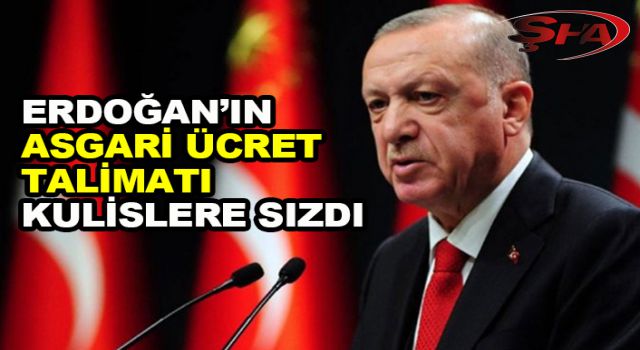 Erdoğan'ın 'Altına düşülmesin' dediği asgari ücret rakamı...