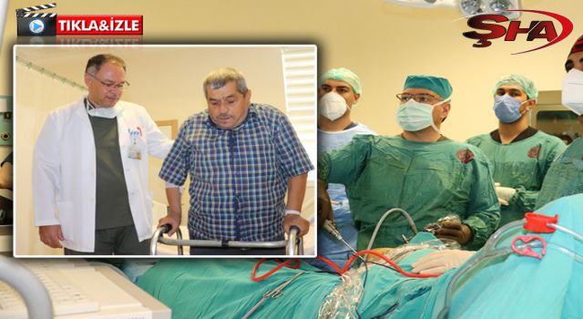 Urfa'da 60 yaşındaki hasta eski sağlığına kavuştu
