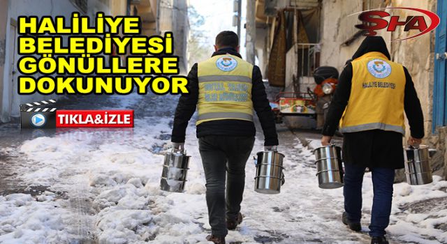 Haliliye’de sıcak aşlar kapı kapı dağıtılıyor