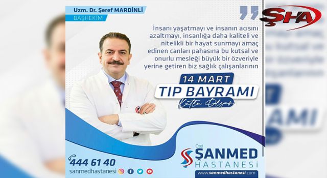 Mardinli, Tıp Bayramını kutladı