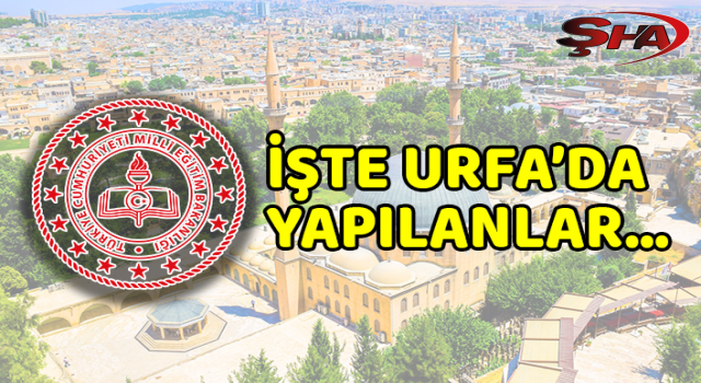 Bakanlık Urfa verilerini paylaştı!