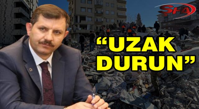 Urfa Valisi Ayhan’dan vatandaşlara deprem uyarısı