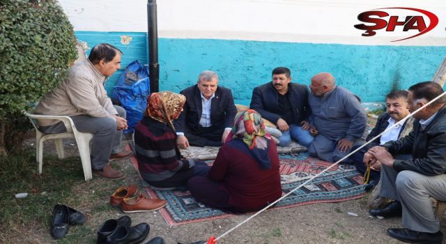 Başkan Beyazgül’den depremzedelere ziyaret