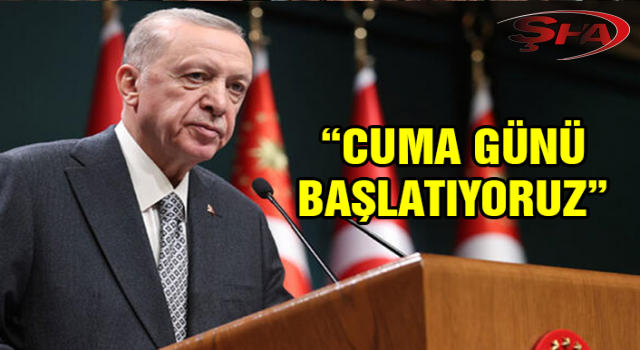 Erdoğan beklenen tarihi açıkladı!