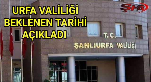 Urfa'da sular ne zaman gelecek?