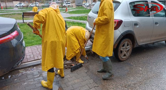 Viranşehir Belediyesi yağışlar için seferber oldu