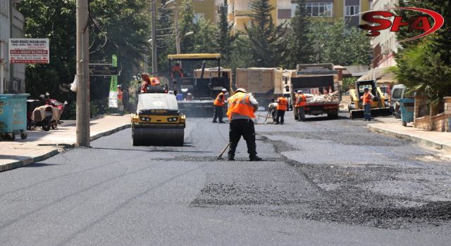 Haliliye’de sıcak asfaltla yollar daha konforlu