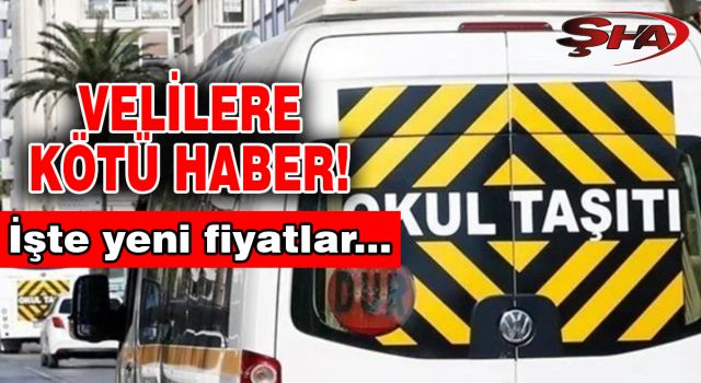 Urfa’da öğrenci servisi fiyatlarına büyük zam!