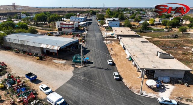 Harran’da ana caddeler sıcak asfalt ile buluştu