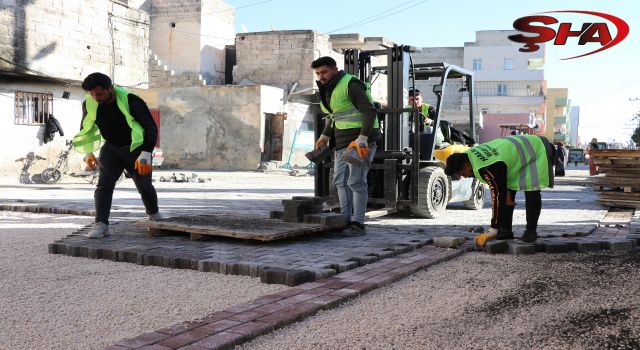 Haliliye’de merkez ve kırsal mahallelerde hummalı yol çalışması