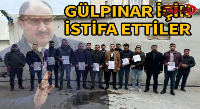 AK Parti'nin Siverek teşkilatında toplu istifa!