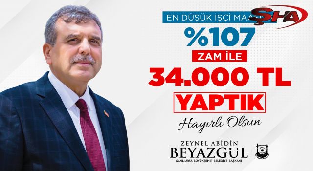 Beyazgül işçilerin yeni maaşını açıkladı