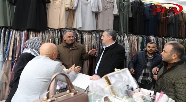 Başkan Mehmet Kuş SSK Caddesi’nde halkla buluştu