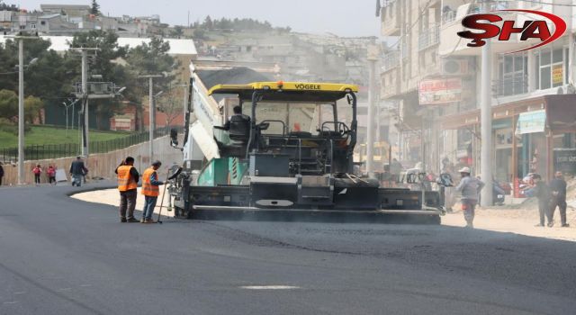 Turizm yolu’nda asfalt çalışması