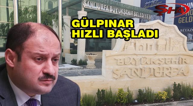 Şanlıurfa Büyükşehir Belediyesi’nde değişim başladı