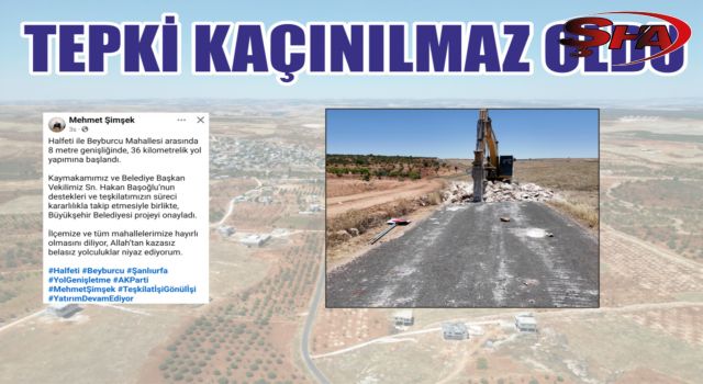 Çalışma Büyükşehir’den, sahiplenme Şimşek’ten!