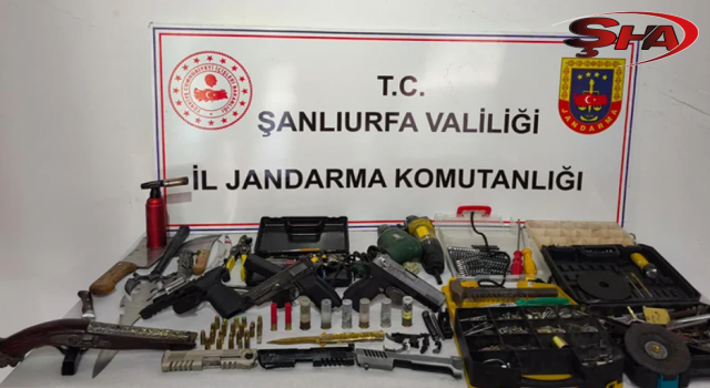 Şanlıurfa’da ruhsatsız silah operasyonu! 2 gözaltı