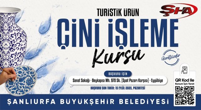 Büyükşehir belediyesi, ücretsiz mozaik ve çini kursları açıyor