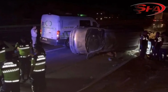 Şanlıurfa-Gaziantep Otoyolunda feci kaza: 2 ölü, 8 yaralı