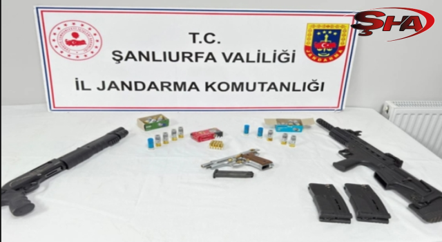 Şanlıurfa’da kaçak silah operasyonu