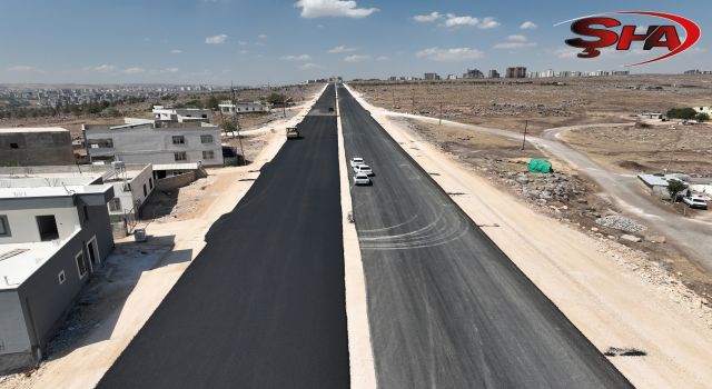 Şehir hastanesi yolunda asfalt serimi hızla sürüyor
