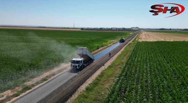 Suruç kırsalında yol kalitesi artıyor, ulaşım kolaylaşıyor