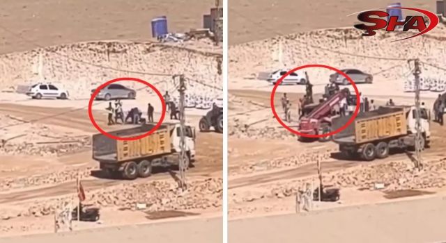 Urfa'da şantiye savaş alanına döndü!