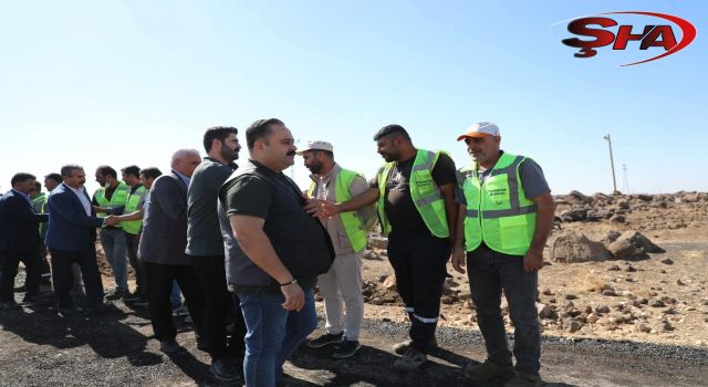 Başkan İnan, kırsalda asfalt çalışmalarını inceledi